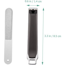 Unha Clipper Splash Design Ferramentas de manicure profissionais, incluindo arquivo compacto de unhas e cortador de cútica prático
