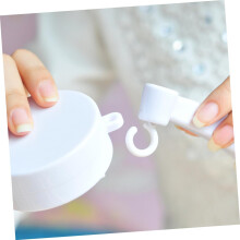 Campanello musicale bianco a carica manuale per culla con meccanismo a orologeria e scatola musicale in metallo e plastica