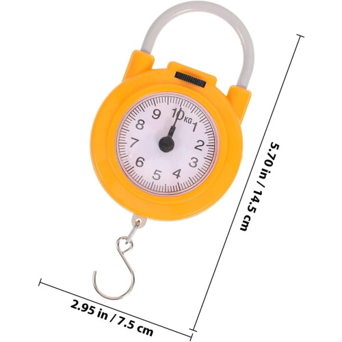 Portable Hanging Scale Handheld Spring Dial Weight Scale High Precision Compact Mechanical Weighing Tool 1