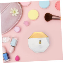Tavolozza in marmo per esposizione di nail art, materiale per fotografia di manicure, ideale per mostrare accessori e decorazioni per unghie.