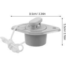 Náhradná zátka vypúšťacieho ventilu z PVC na kajak, vodotesné zátky na odtok vody pre kanoe a kajak