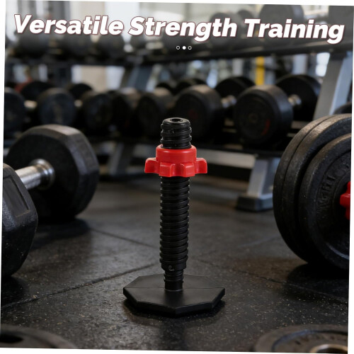 Kettlebell Dumbbell Connector Rod with Base – Gym Barbell Replacement 2