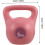 Φορητό μαλακό kettlebell 5kg γεμάτο με νερό για γυναίκες, ροζ βάρος kettlebell 2