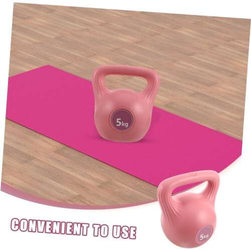 Φορητό μαλακό kettlebell 5kg γεμάτο με νερό για γυναίκες, ροζ βάρος kettlebell 2