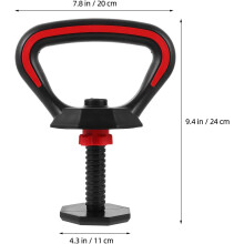 Maniglia regolabile per kettlebell Parte robusta barra e base per kettlebell Impugnatura fitness adatta