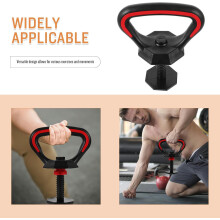 Verstelbare kettlebell handgreep, stevige kettlebell stang en basis, fitness grip geschikt