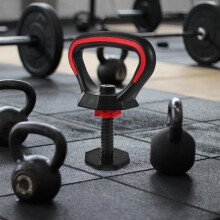Justerbart kettlebellhandtag, robust kettlebellstång och bas, lämplig för fitnessgrepp