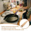 Poignée de poêle en bois, accessoire de rechange pour casserole 3