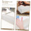 Cuscino poggiabraccia e poggiamani per manicure, colore bianco 8