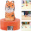 Wooden Handheld Tiger Pencil Sharpener for – Single Hole Manual Sharpener 1