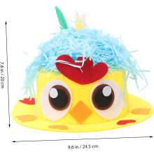 set di materiali per cappelli pasquali per bambini e bambine, cappelli fatti a mano, accessori decorativi
