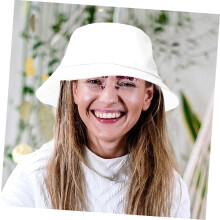 Visir Bucket Hat för kvinnor Retro sommar solhatt Skyddande keps Lätt för fiske och vandring