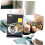 Menu Holder Display Stand A5 Vertical PVC Desktop Sign Holder with Base Menu Display Rack 4