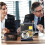 Menu Holder Display Stand A5 Vertical PVC Desktop Sign Holder with Base Menu Display Rack 7