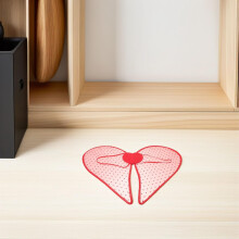 Dekorácia v tvare krídel srdca pre ženy, doplnky ku kostýmu Amor na Valentína, krídla v tvare srdca