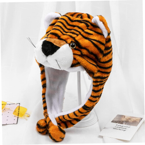 Adorable chapeau de tigre décoratif pour accessoire élastique confortable 2