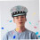 Καπέλο Captain Sailor με στρας για πάρτι Cosplay, ελαφρύ στρατιωτικό καπέλο 4