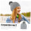 Knitted Hat with Plush Ball Winter Warm Solid Color Beanie Soft Acrylic Warm Hat 5