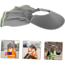 Hard Hat Sun Shade with Reflective Strip, Wide Brim Visor and Mesh Neck Shade for UV Protection