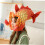 Funny Costume Hat Red Fish Headpiece Soft Comfortable Role Playing Cap 1