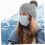 Knitted Hat with Plush Ball Winter Warm Solid Color Beanie Soft Acrylic Warm Hat 8