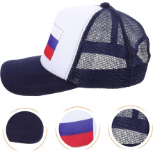 Casquette de football pour supporters avec motif drapeau national