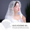 Lace Veil Wedding Veil Elegante Floral Pattern Short Mantilla Chaleco 4