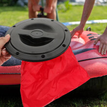 Kajakklukedeksel 6-tommers ABS vanntett marineforseglingslukelokk kraftig rund dekkplate
