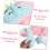 Cute Elephant Hat with Moving Ears Soft Lightweight Costume Accessory 7