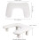 Repose-bras ergonomique en forme de U pour support de bras de clouage 2