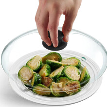 Tapa multifuncional de acero inoxidable para ollas con tapa y asa visibles, herramienta de cocina antiescaldaduras