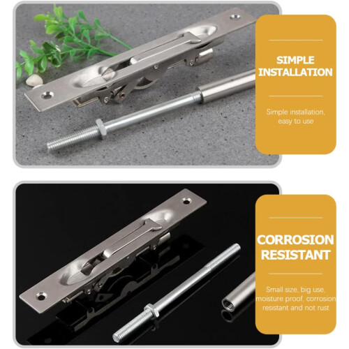 Stainless Steel Latch Lock for Doors and Windows Home Security Bolt Sliding Bolt 2