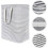 Panier à linge pliable en coton épais imperméable avec poignées 5