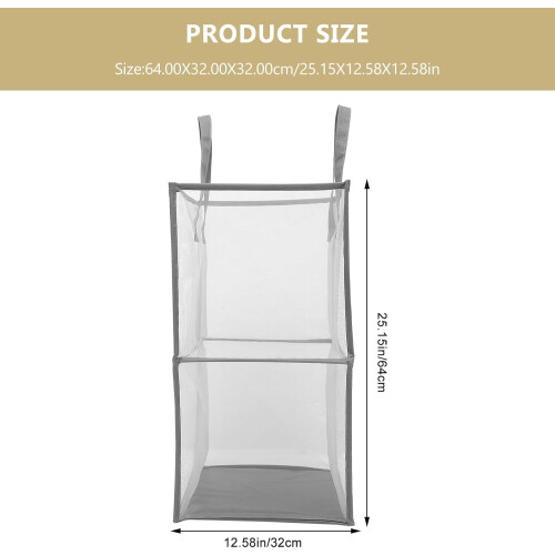 Panier à linge pliable grande capacité en filet 1