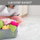 Foldable Portable Large Capacity Mesh Cloth Dirty Clothes Basket Laundry Hamper 5