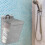 Panier à linge mural pliable en coton et lin, léger 6