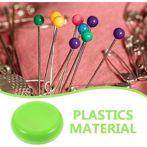 Magnetic Pin Holder Sewing Needle Case Green Compact Sewing Storage Organizer 2