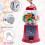 Replacement Vending Machine Lock Cylinder with Key for Gumball Candy Dispenser Secure Metal Lock Assembly 4