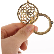 Vintage vergrootglas ketting met leesloep hanger voor dames.