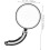 Magnifier Handheld Reading Magnifier for Low Vision Aids Glass and Rubber Material 3