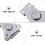 Case Box Latch Spring Load Latch Stainless Steel Mount Replacement Accessory Easy Installation Silver 4