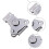 Case Box Latch Spring Load Latch Stainless Steel Mount Replacement Accessory Easy Installation Silver 8