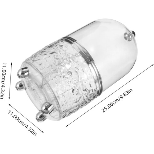 Aufbewahrungsbox für Kosmetikpinsel mit Deckel, Deckelhalter für Foundationpinsel 1