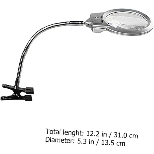 LED-Leselupe, Handlupe mit Licht, Clip-Lupe 1