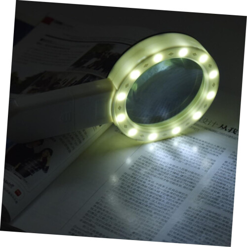 High Definition Optical Handheld Reading Magnifier LED Lights 1