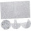 Tapis de manucure à paillettes, coussin de manucure antidérapant 1 pièce 3