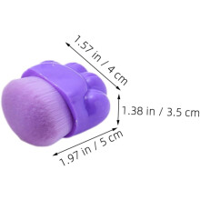 Make-upkwast in de vorm van een kattenklauw voor blush en poeder, draagbare foundationapplicator voor het aanbrengen van cosmetica.