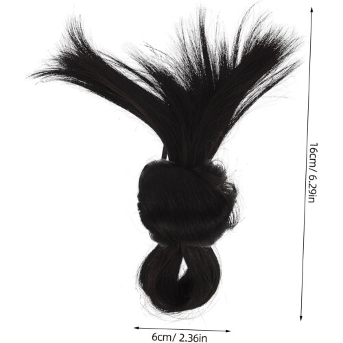 Chignon bas coréen, postiche synthétique à clip, faux chignon 1