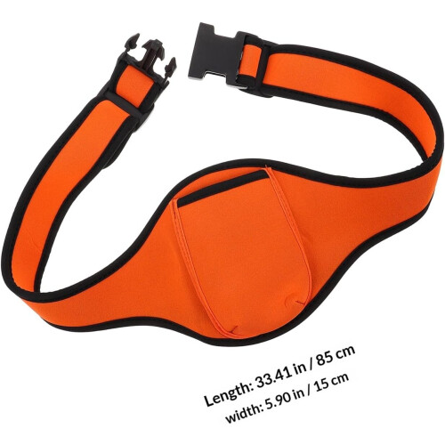 Saco de cintura de microfone ajustável com material de poliéster seguro 1