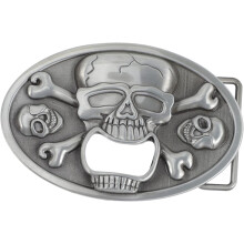 Boucle de ceinture de rechange pour décapsuleur tête de mort d'Halloween pour homme, décoration tête de mort pour bars et fêtes